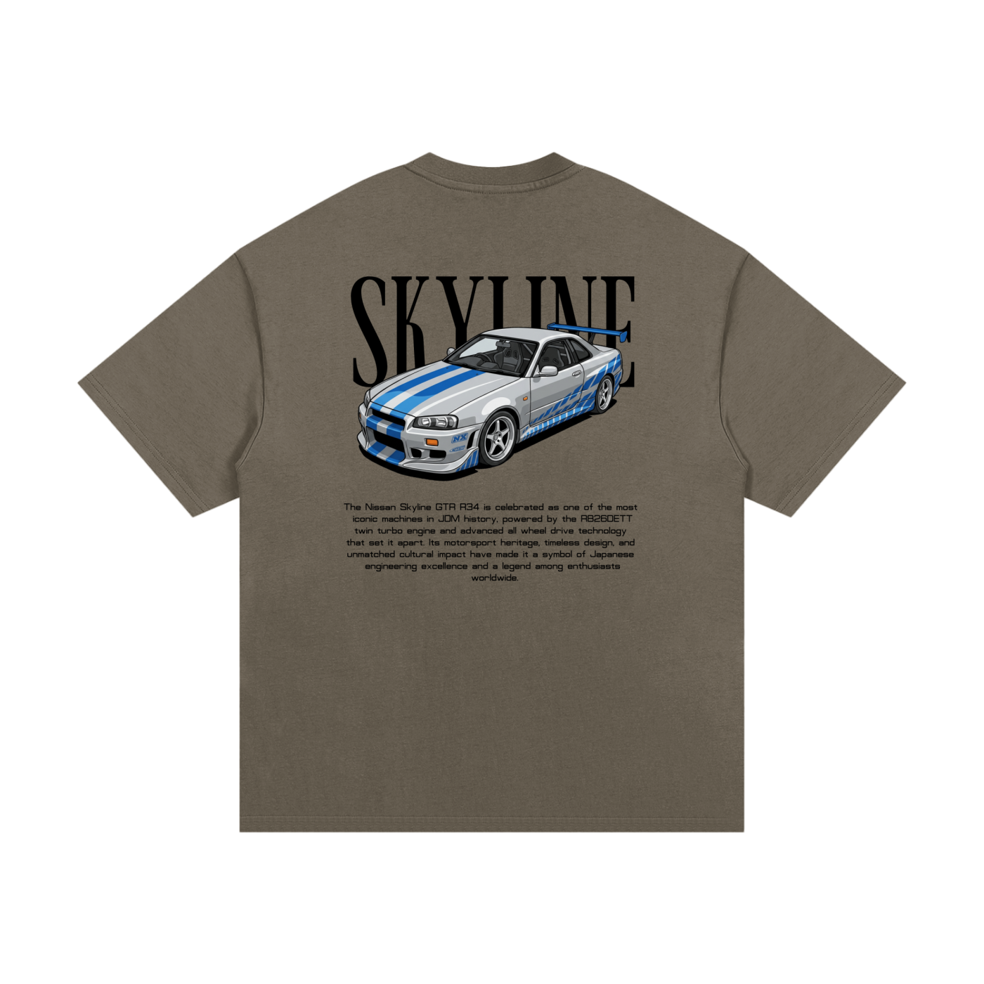 Light Skyline R34 — Heritage GT Technical Tee
