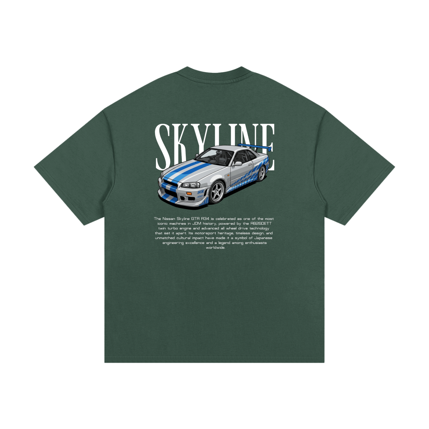 Dark Skyline R34 — Heritage GT Technical Tee