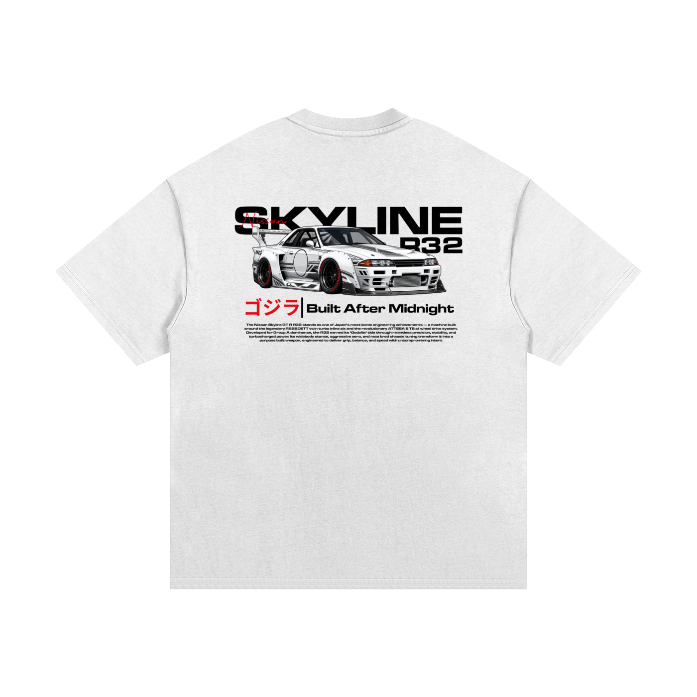 Liberty Walk Skyline — Widebody Blueprint Tee