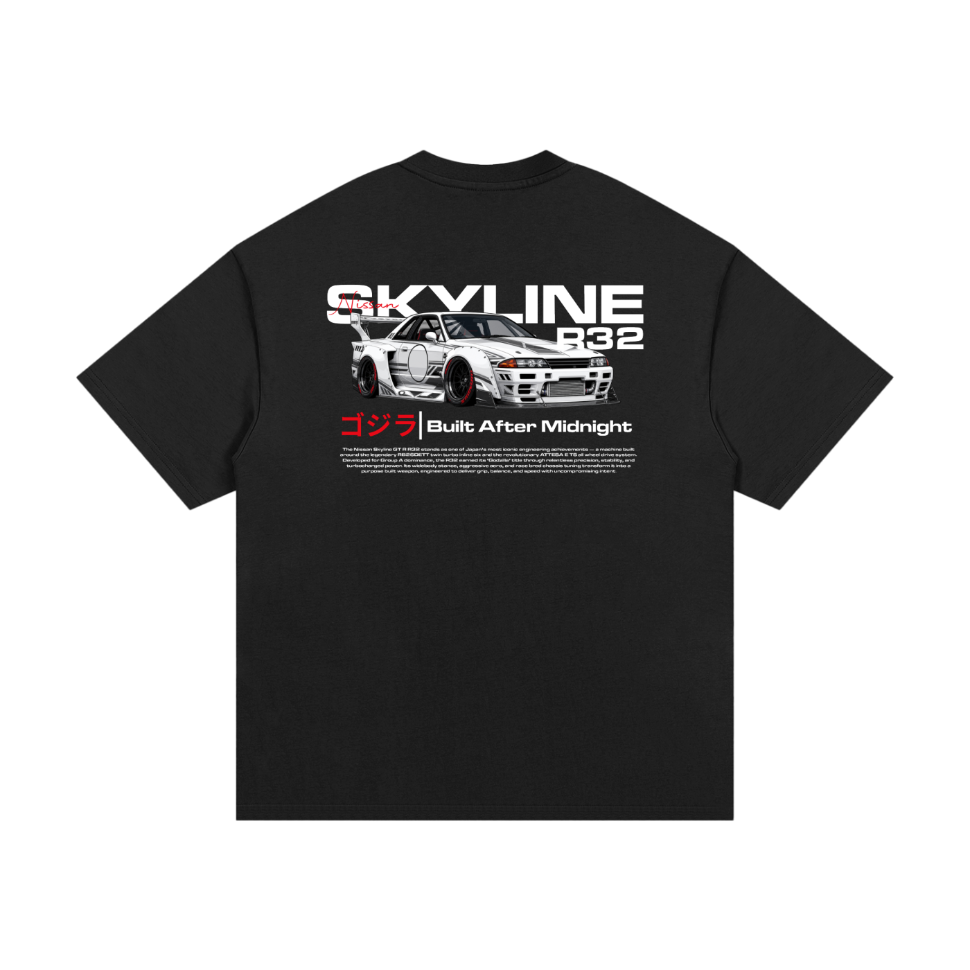 Liberty Walk Skyline — Widebody Blueprint Tee