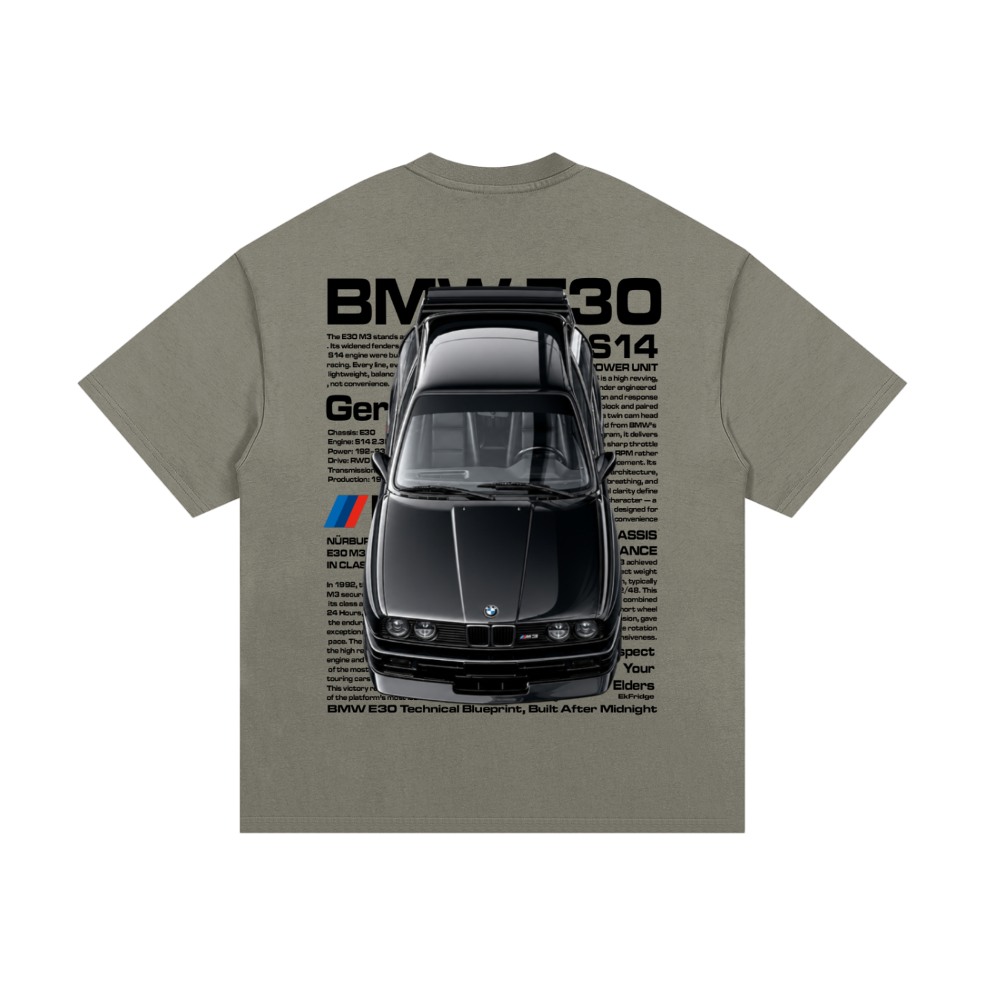 BMW E30 Technical Tee