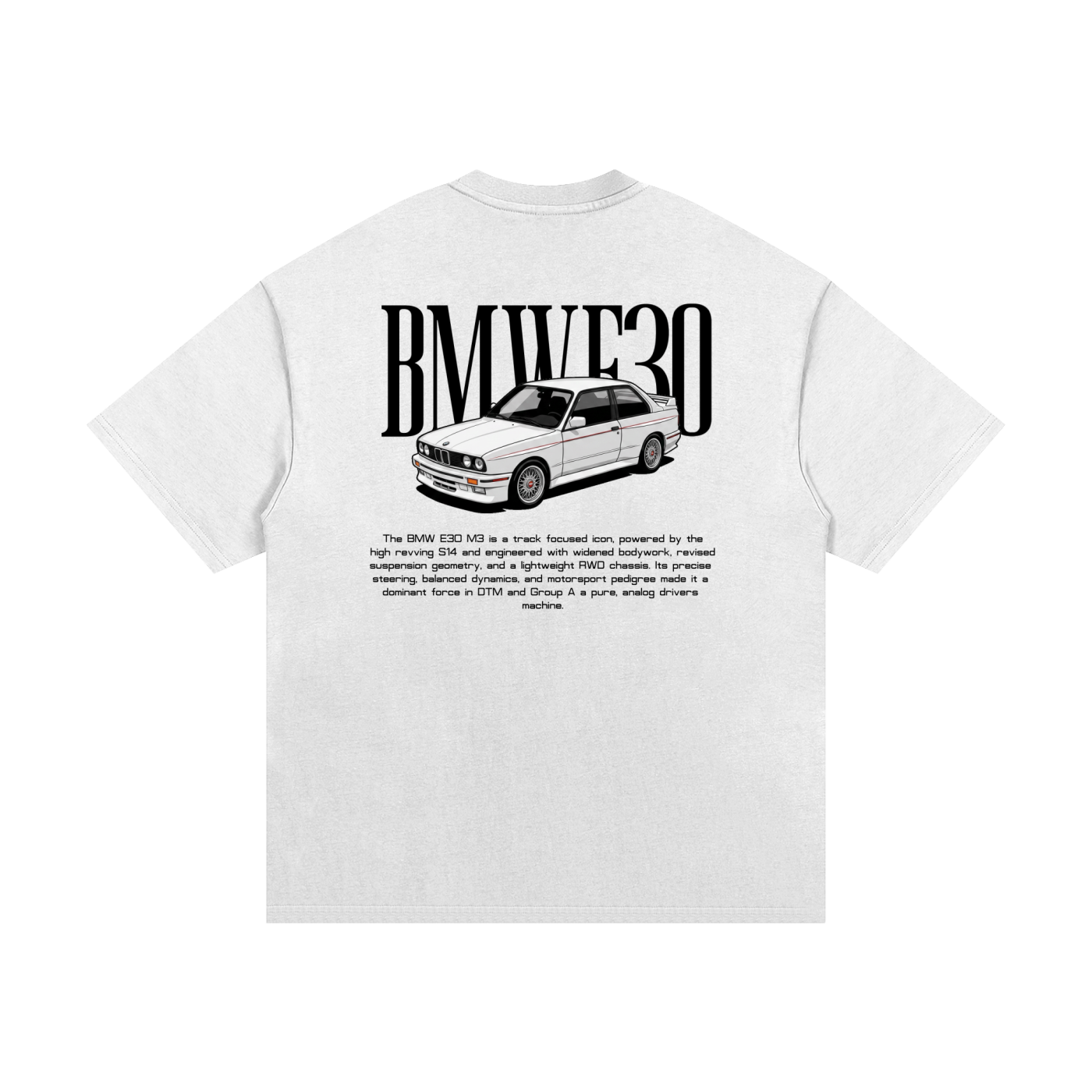 BMW E30 M3 — Euro Classic Blueprint Tee