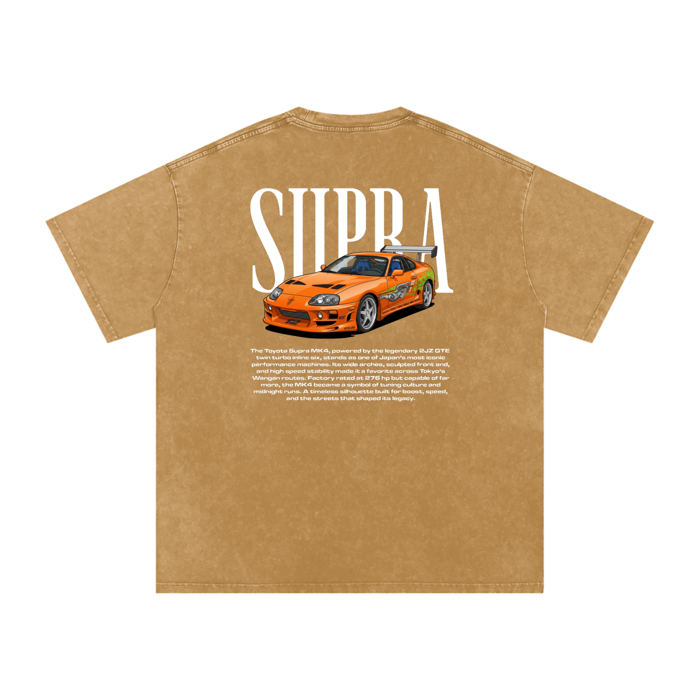 Snow Washed Supra Mk4 — 2JZ Legend Technical Tee