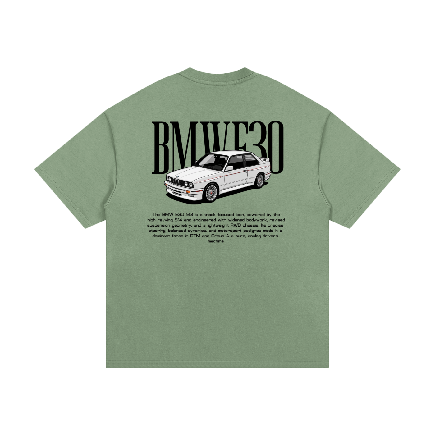 BMW E30 M3 — Euro Classic Blueprint Tee