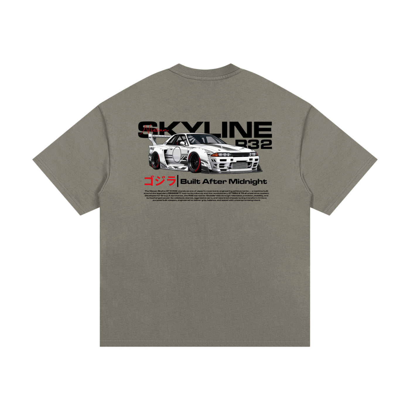 Liberty Walk Skyline — Widebody Blueprint Tee