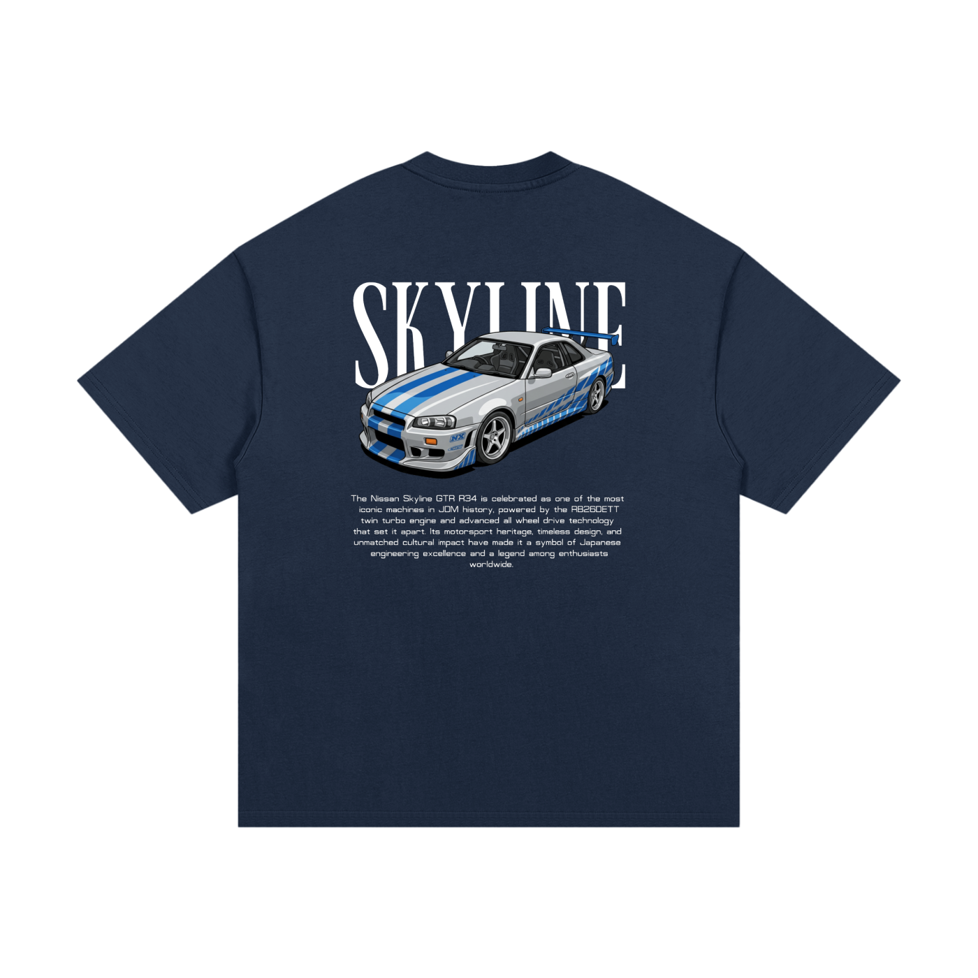 Dark Skyline R34 — Heritage GT Technical Tee