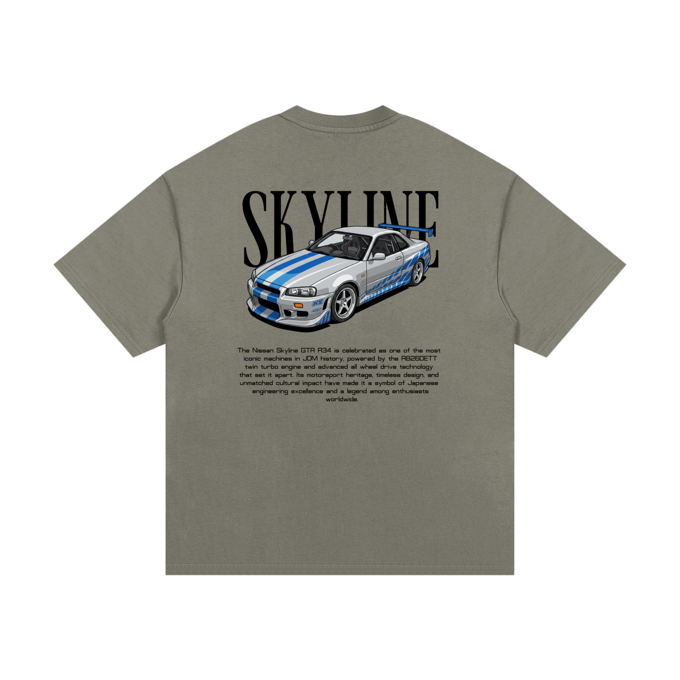 Light Skyline R34 — Heritage GT Technical Tee