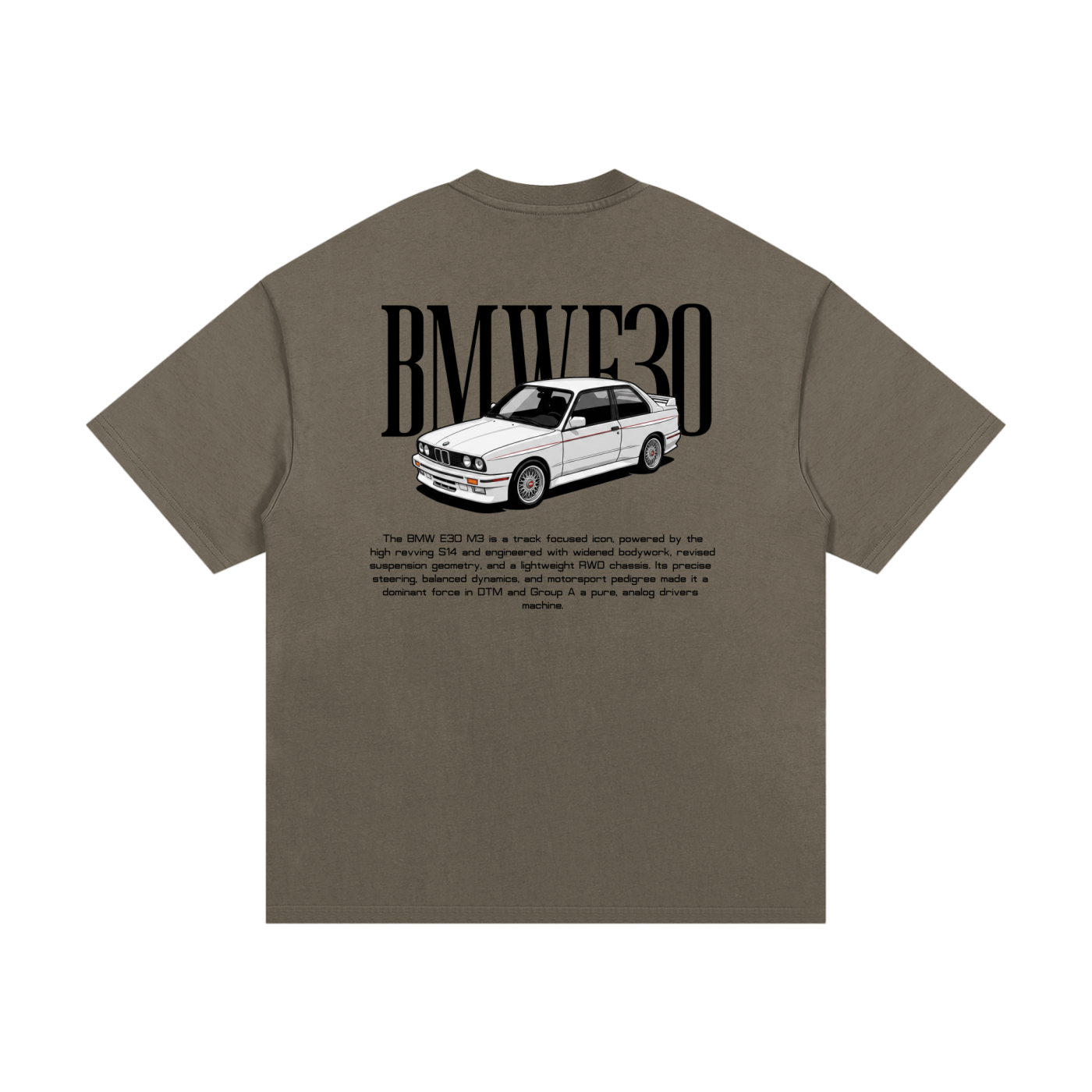 BMW E30 M3 — Euro Classic Blueprint Tee