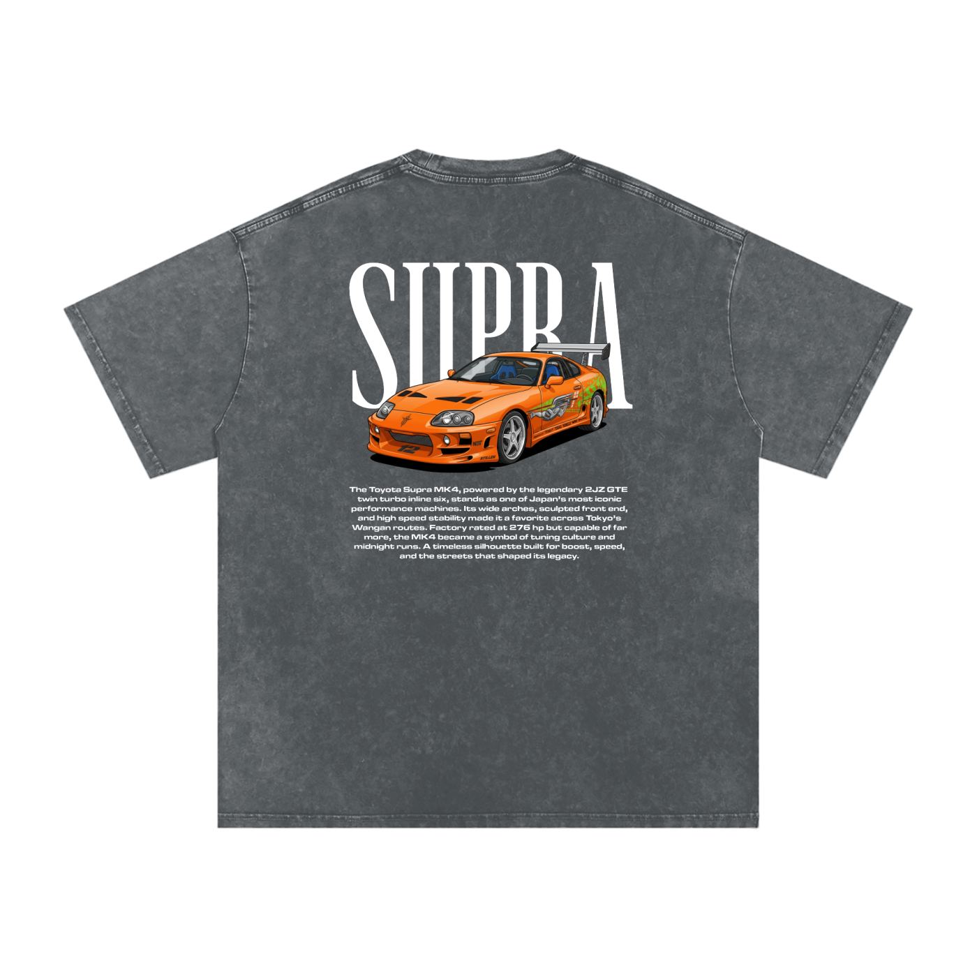 Snow Washed Supra Mk4 — 2JZ Legend Technical Tee