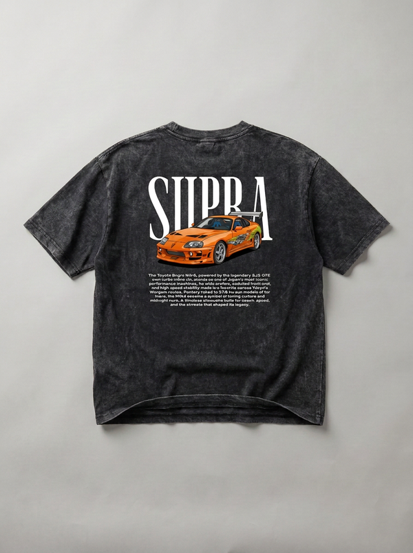 Washed Supra Mk4 — 2JZ Legend Technical Tee