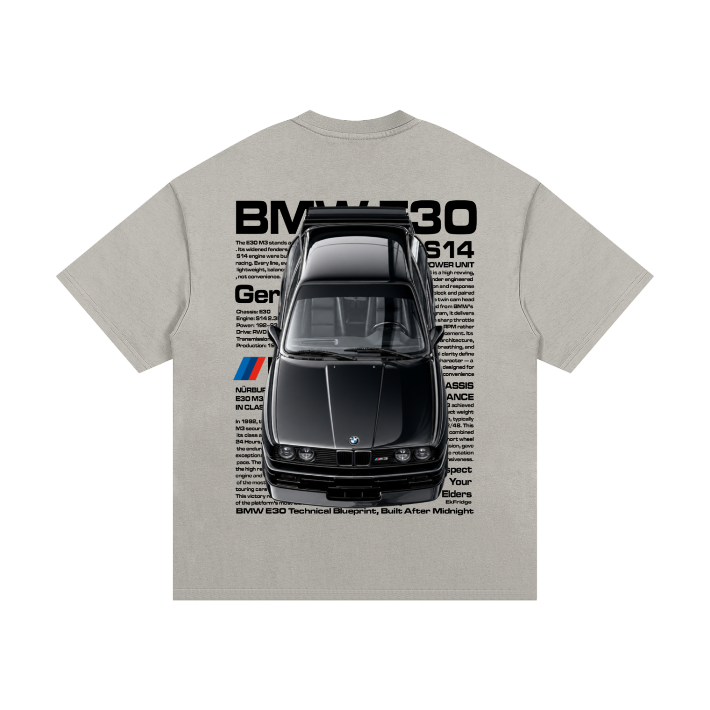 BMW E30 Technical Tee