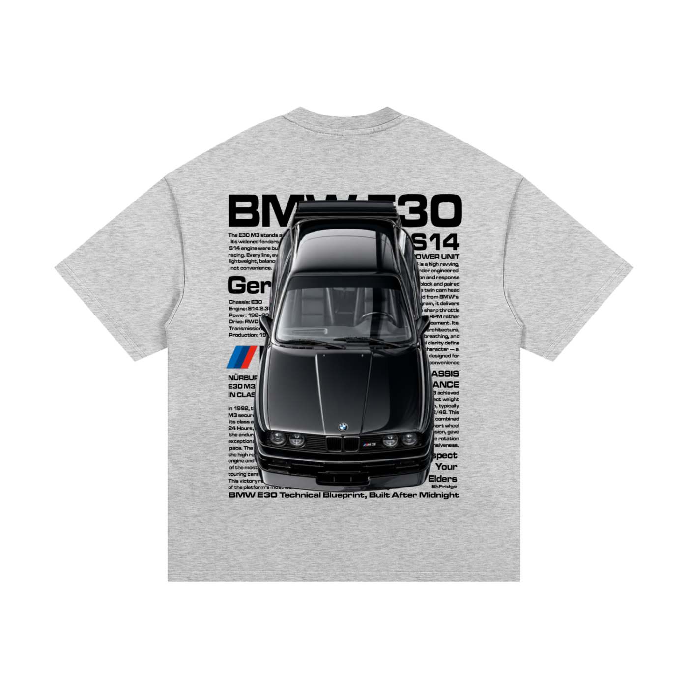 BMW E30 Technical Tee