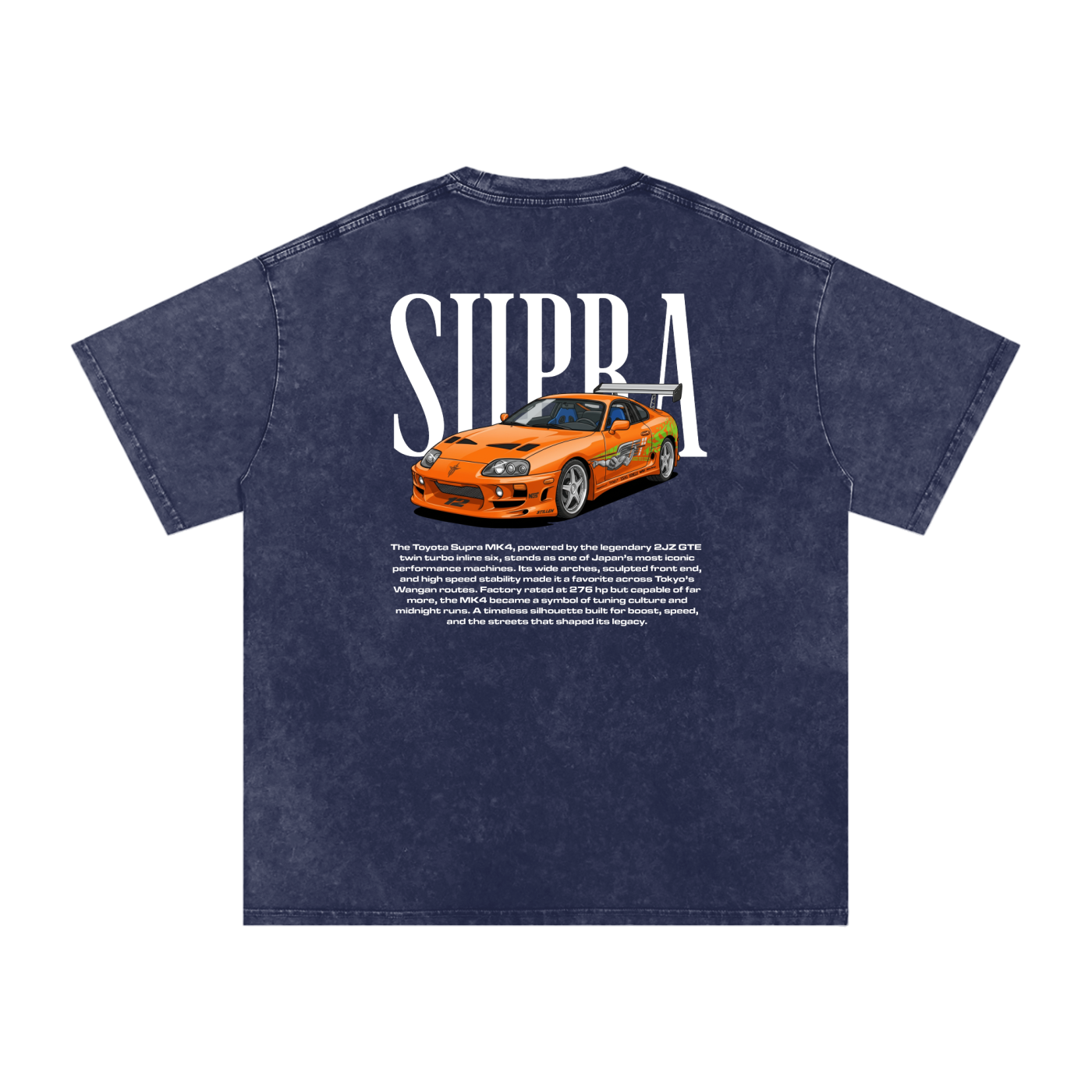 Snow Washed Supra Mk4 — 2JZ Legend Technical Tee