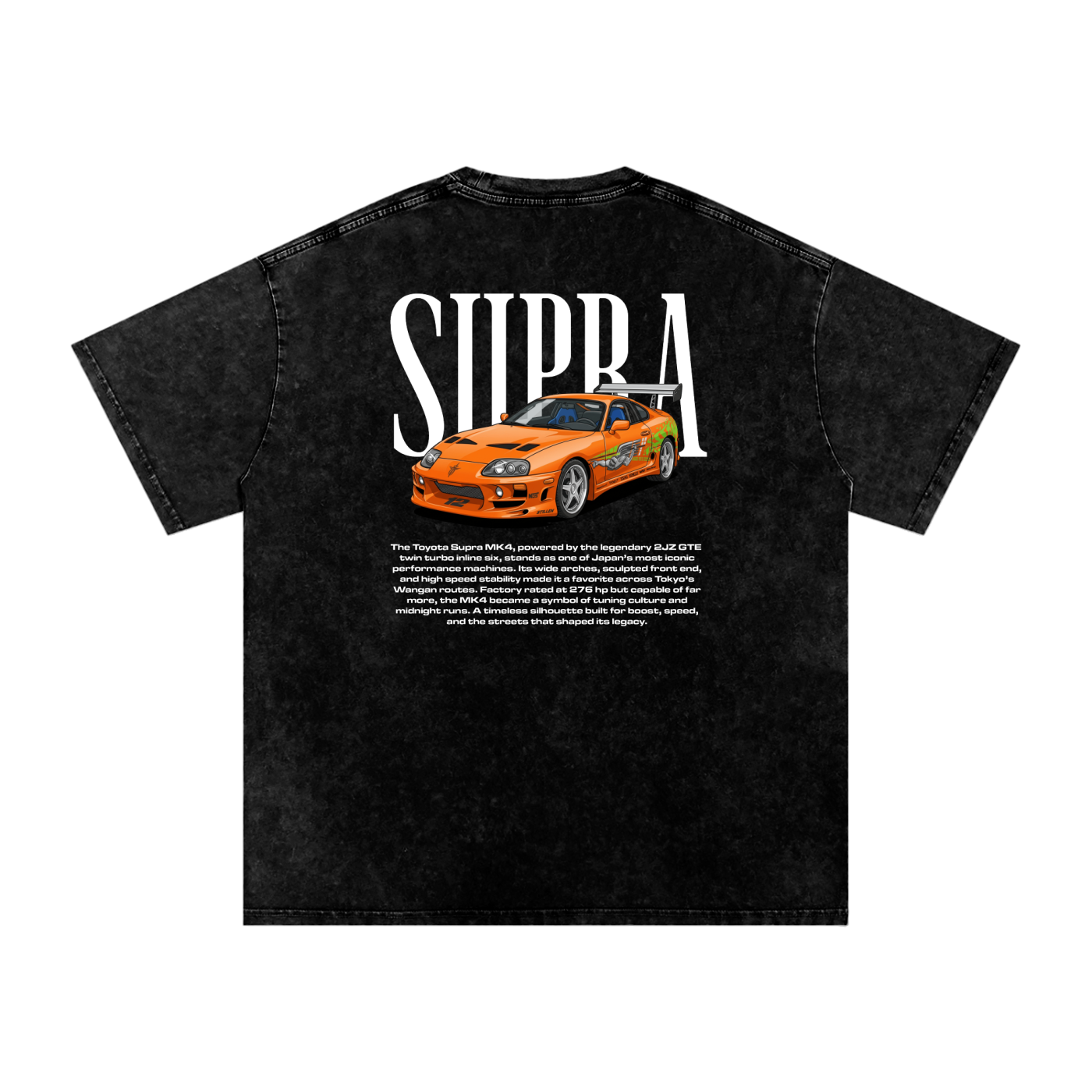 Snow Washed Supra Mk4 — 2JZ Legend Technical Tee