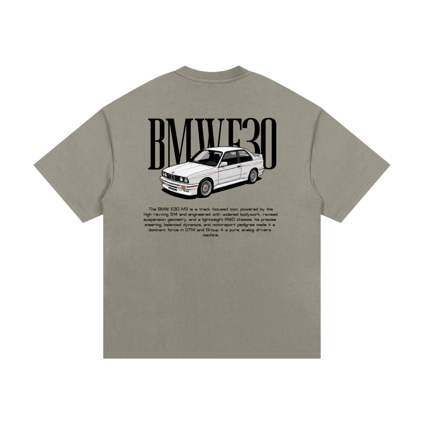 BMW E30 M3 — Euro Classic Blueprint Tee