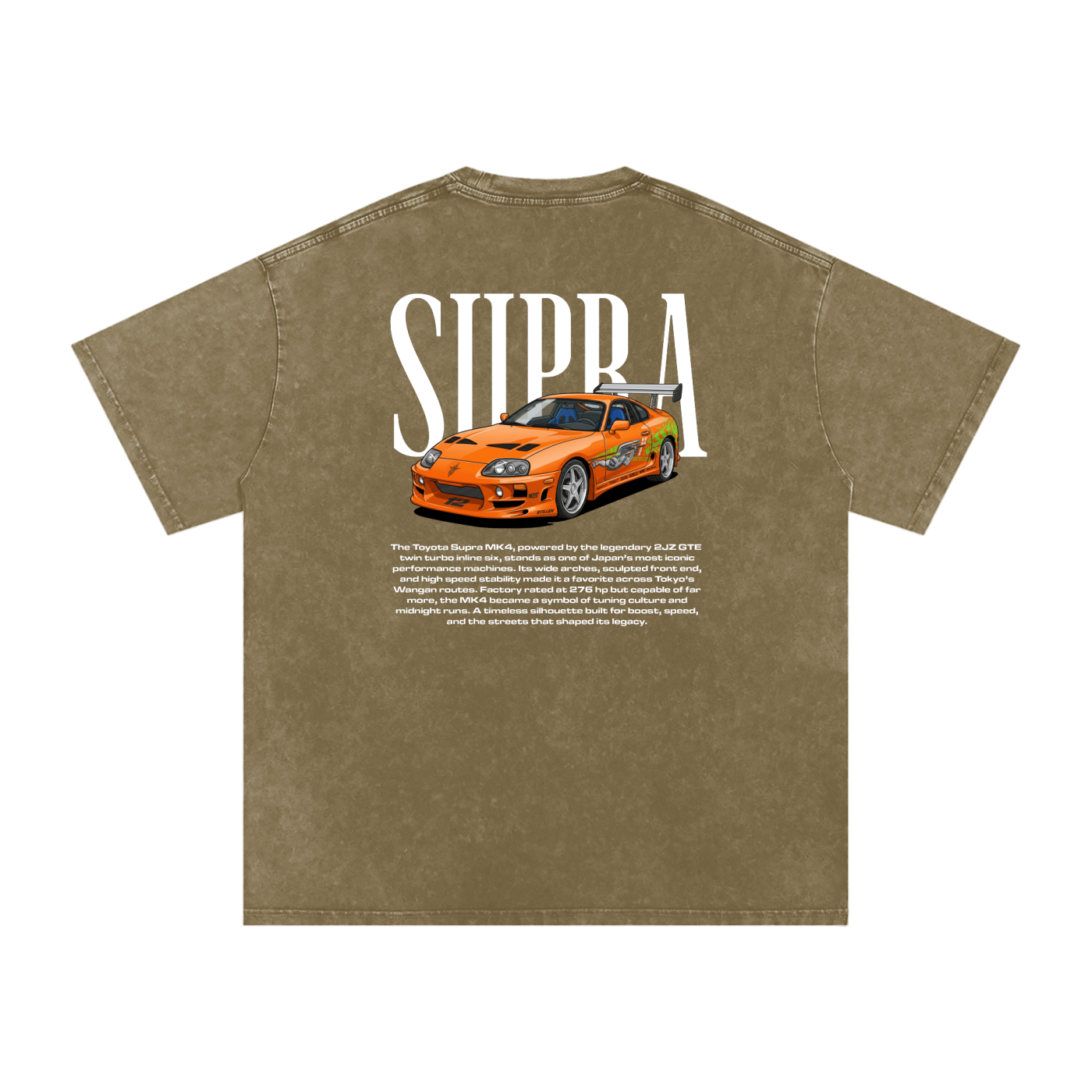 Snow Washed Supra Mk4 — 2JZ Legend Technical Tee