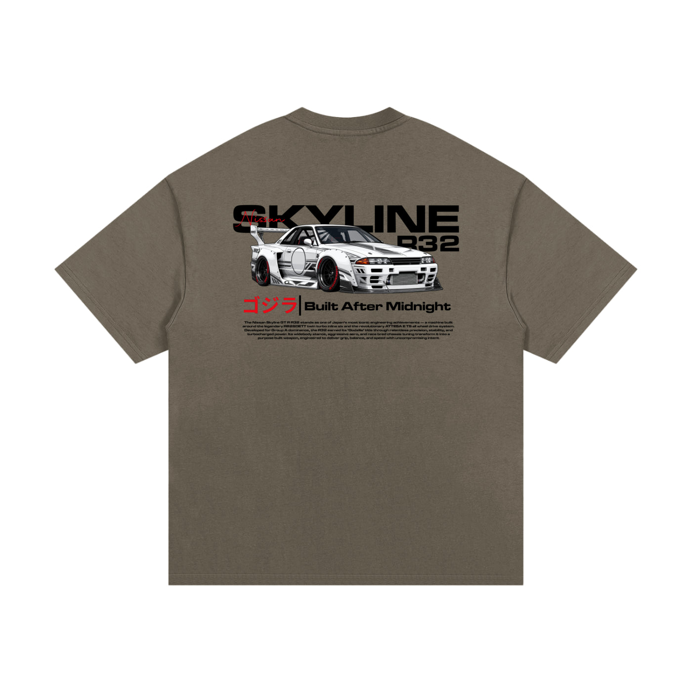 Liberty Walk Skyline — Widebody Blueprint Tee