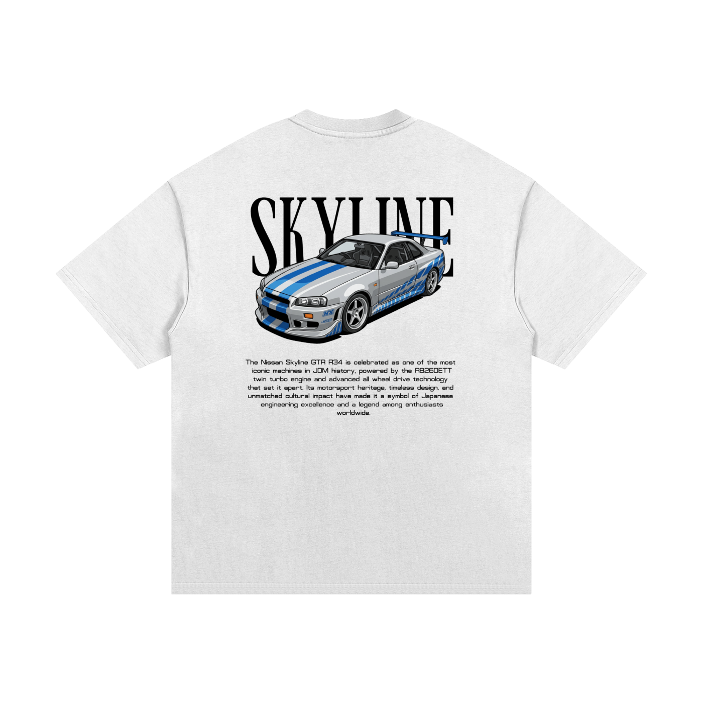 Light Skyline R34 — Heritage GT Technical Tee