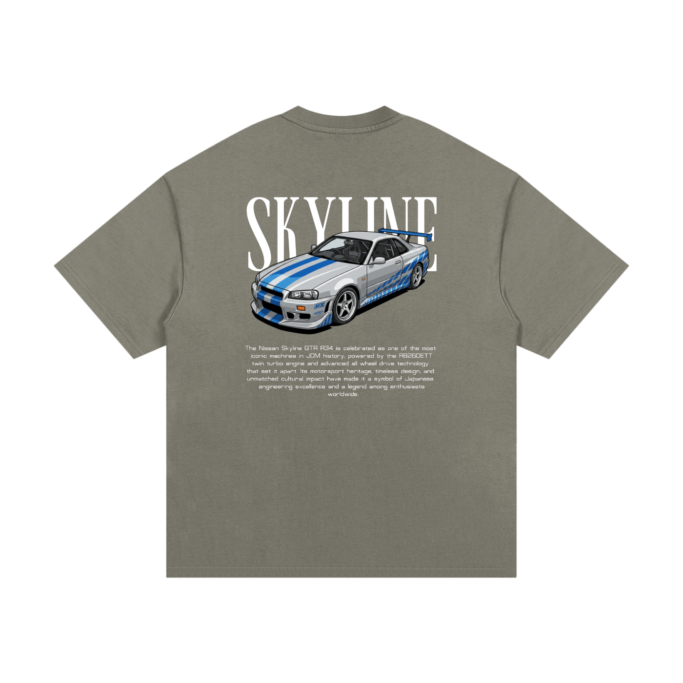 Dark Skyline R34 — Heritage GT Technical Tee