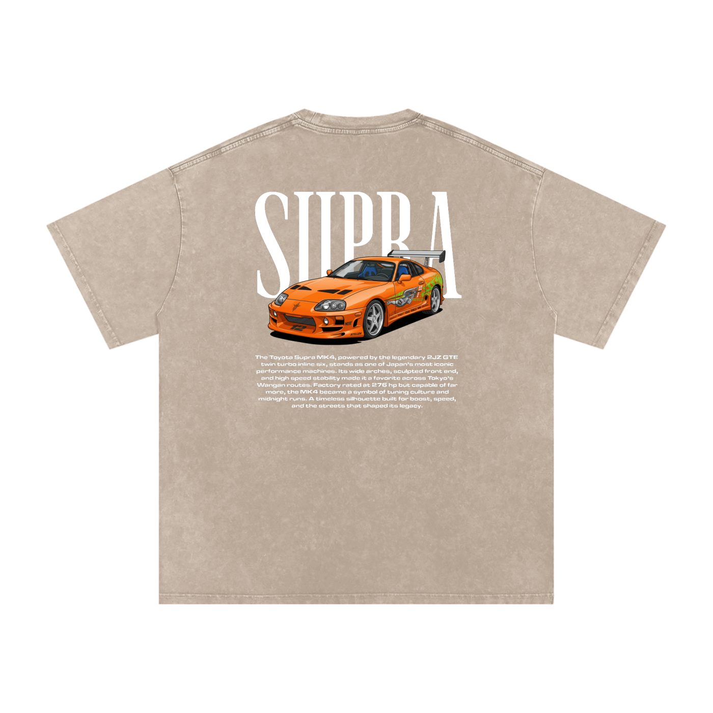 Snow Washed Supra Mk4 — 2JZ Legend Technical Tee