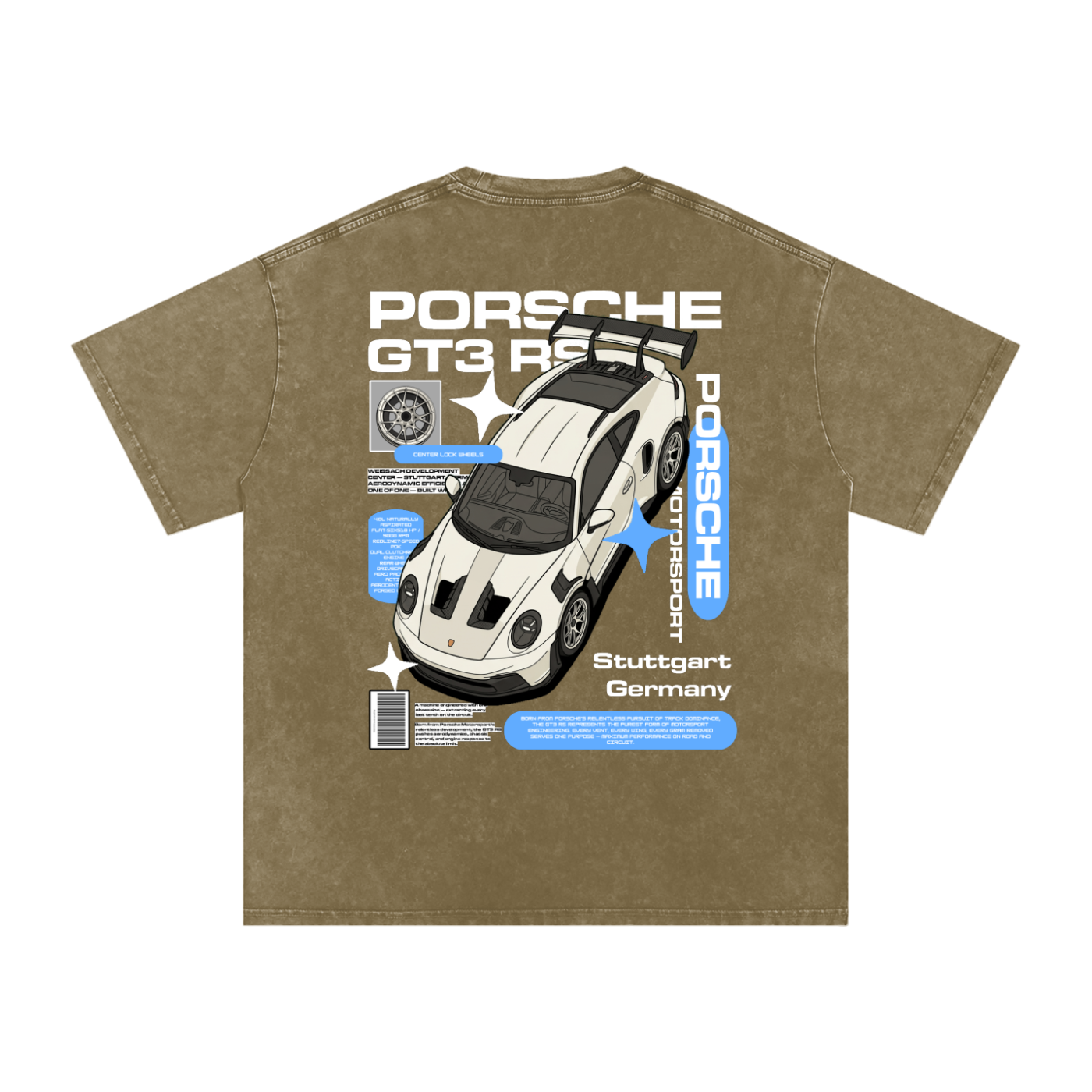 Washed GT3 RS Tee