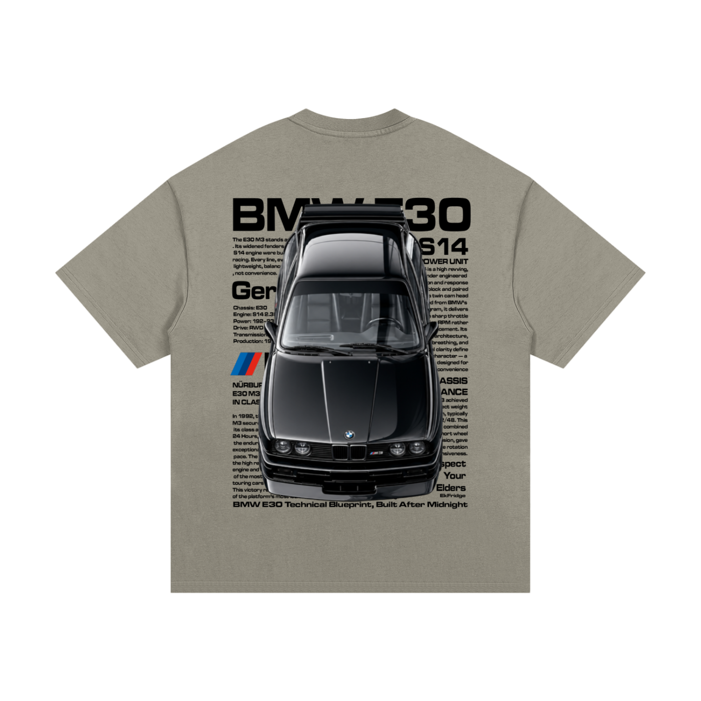 BMW E30 Technical Tee