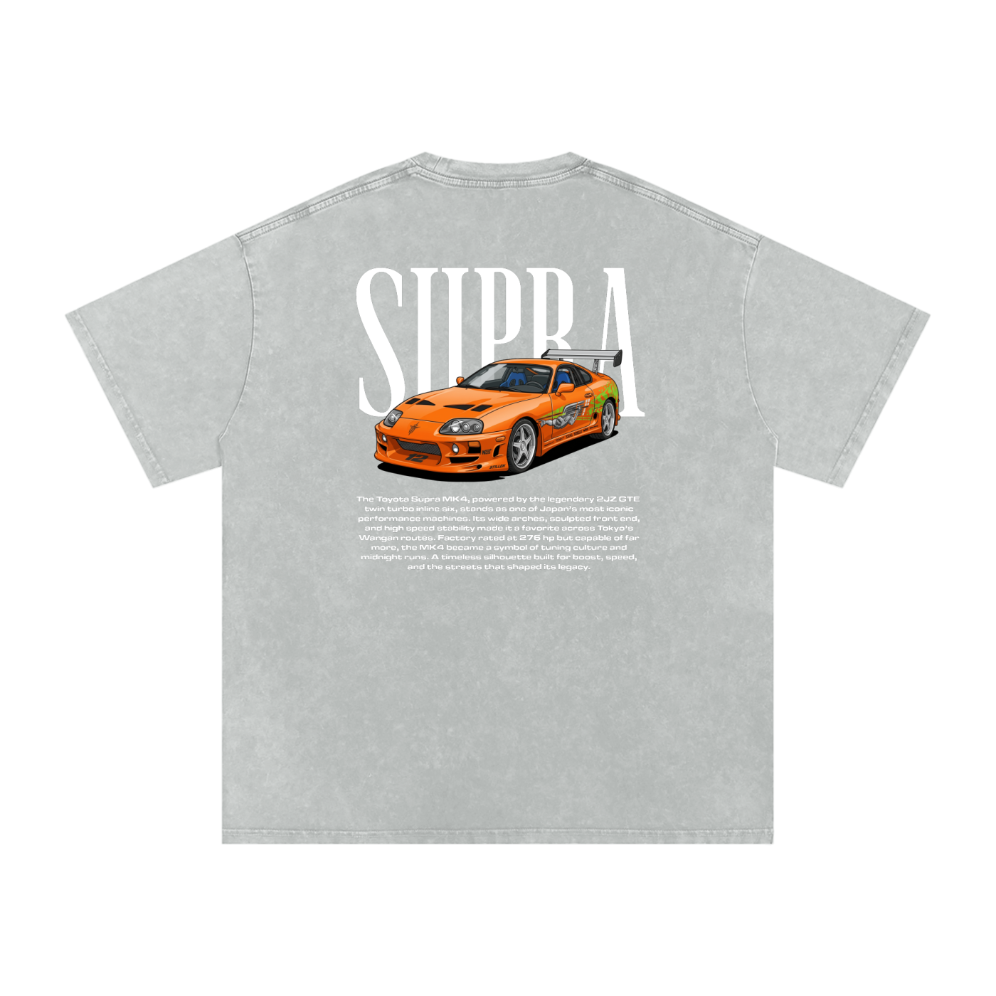 Snow Washed Supra Mk4 — 2JZ Legend Technical Tee