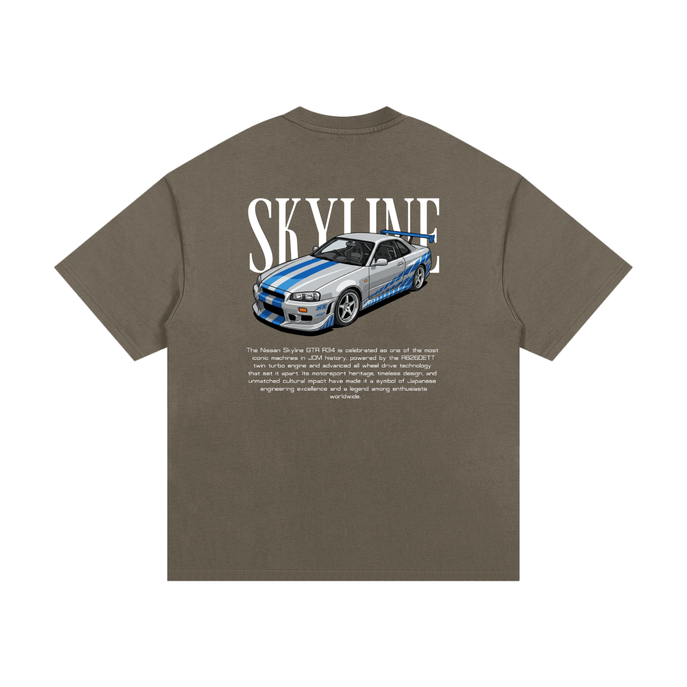 Dark Skyline R34 — Heritage GT Technical Tee