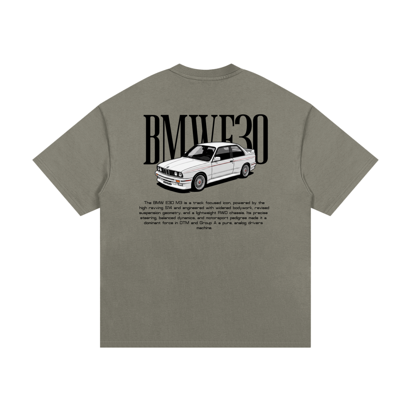 BMW E30 M3 — Euro Classic Blueprint Tee