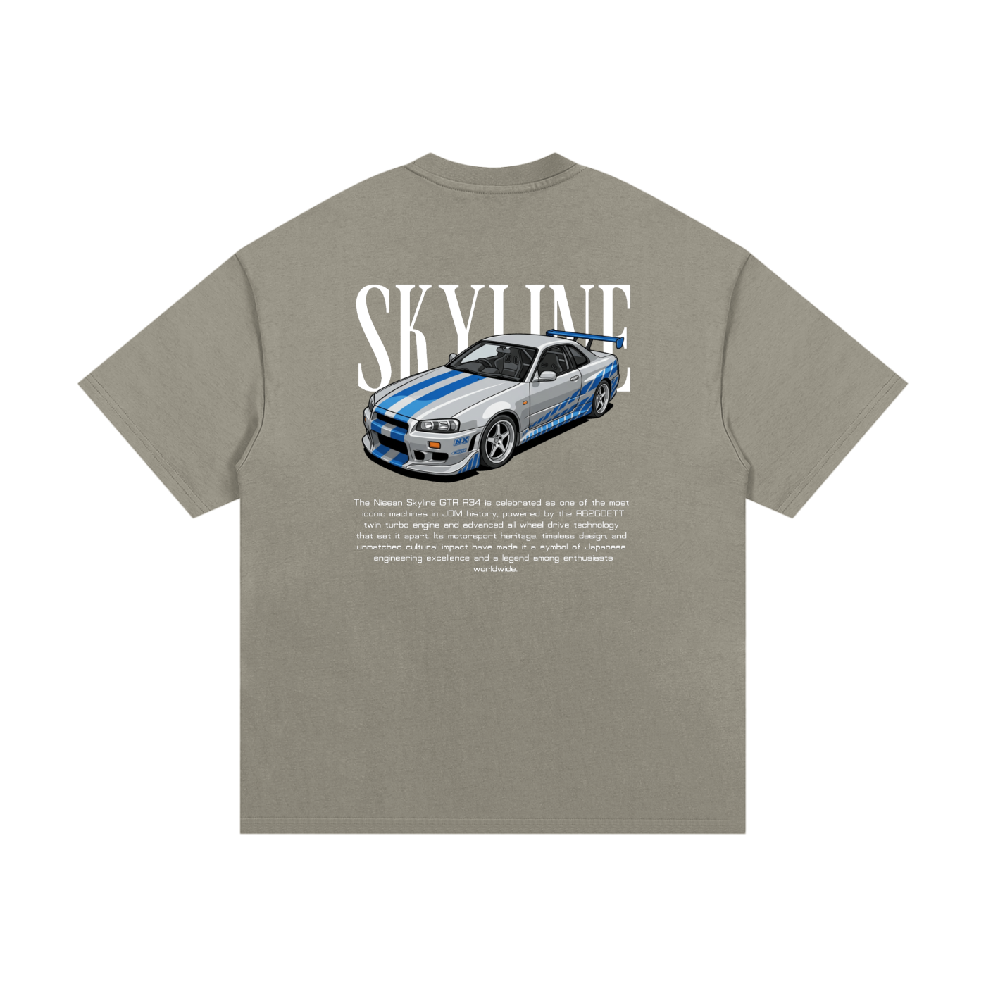 Dark Skyline R34 — Heritage GT Technical Tee